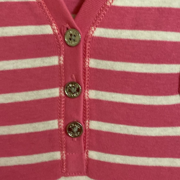 Chaps large pink and white top with adorable pockets excellent condition - Picture 6 of 7